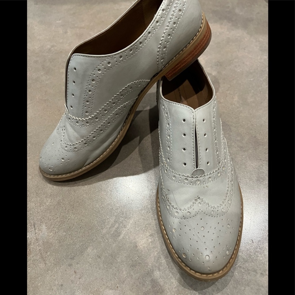 Leather “bowling” shoes